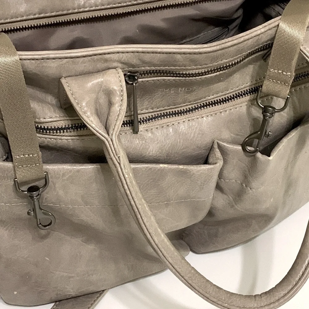 The Honest Company Luxe Vegan Everything Diaper Bag Faux Leather